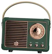 Retro Bluetooth Speaker Mini Wireless Speaker,Portable Bluetooth Speaker with