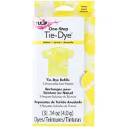 Tulip One-Step Tie-Dye Refill .13oz 3/Pkg Yellow