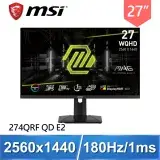 在飛比找遠傳friDay購物精選優惠-MSI 微星 MAG 274QRF QD E2 27型 2K