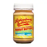 Organic Ridiculously Delicious Peanut Butter Super Smooth 375g – Fresh, healthy organic delivery | Doorstep Organics