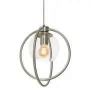 AFX JAMP12MB Jamie 12"W Pendant - Nickel