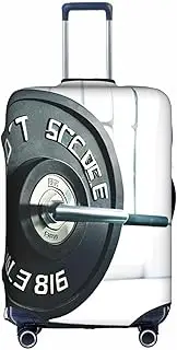 [FSCEV] Weightlifting Sports Trolley Suitcase Protective Cover Business Travel Luggage Protector Fashion 18-32 Inches, White, XL