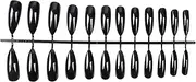 Labymos 24Pcs Pointed Nail Tips False Nails for Nail Extension Mani Salon DIY Use
