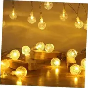 Plug in 10ft 20 LED Globe String Lights Indoor Outdoor Decorative Fairy Lights