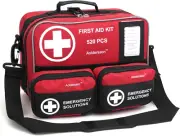 520 Piece Large First Aid Kit – Emergency Survival Kit for Car, Home, Camping, a