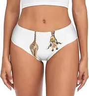 [PBJCKAH] Soft Underwear Women Briefs Cartoon Frog Animal Funny Bee Breathable Ladies Hipster Panties XS-XXL