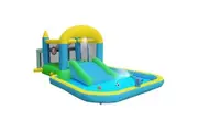 Inflatable Water Park World Jumping Castle Trampoline Toy Bouncer Slide Pool Splash Game Blow Up Outdoor Play