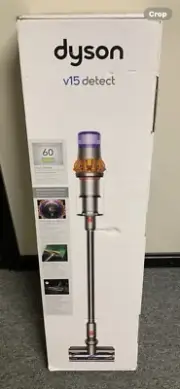 Dyson V15 Detect Cordless Stick Vacuum Cleaner - Yellow/Nickel (447261-01)