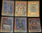 2024 Topps Chrome Orange /25 Lot; Bane, JJJ, Gobert, Russell, Clarke & Nance