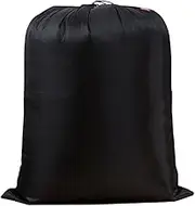 Garneck Clothes Storage Bag Quilt Storage Organizer 46x58cm Waterproof Drawstring Case Large Capacity Black