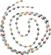 [KOCKSHION] Colorful Evil Eye Bead Chain Enamel Eye Charm for DIY Jewelry Necklace Making Corrosion Resistant for Bracelets and Necklaces Unique for Family and Friends