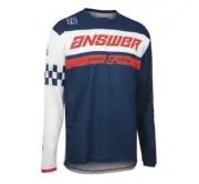 NEW ANSWER RACING MENS A22 ARKON OCTANE JERSEY, NAVY/WHITE, MEDIUM, 446874