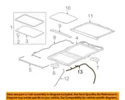 GM OEM 11-12 Enclave Roof Sunroof-Drain Hose 25930220