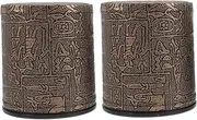 UPKOCH 2Pcs Ktv Dice Cups Decorative Leather Dice Shaking Containers Bar Game Props for Parties Premium Quality Design for Board Games