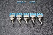 5 PCS TOGGLE SWITCH ON OFF ON MINI TOGGLE 3 AMP 250V 6 AMP 125V 3 PIN EC-2530