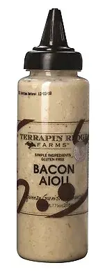 Terrapin Ridge Farms Bacon Aioli, 7.75 Ounce Squeeze Bottle. Sauce & Pantry