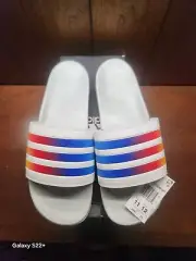 New Adidas Adilette Slides Mens 11