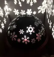 Christmas Snowflake Projection Shadow Light NIB