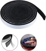GYWHOOFT High Temperature Grill Seal Self Stick Felt,1.5CM*5M Gasket Smoker Seal Self Stick Grill Tape for Accurate Barbecue Temperature Control Performance