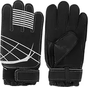 1 Pair Professional Slide Goalkeeper Gloves for Durable PU Material Non Slip Design for Soccer Training Matches