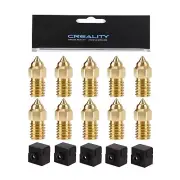 Creality Original Ender 3 V3 SE Nozzle Kit,10Pcs 0.4mm Brass Nozzles, 5Pcs