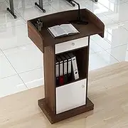Lectern Podium Stand, Lectern Podium Stand,Lectern Podium Stand,Classroom Podium Stand, Lecture/Lectern Stand, Including Drawer & 2 Storage Room, Commercial Pulpit Podium f,