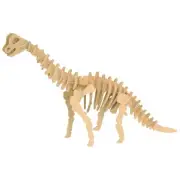 Brachiosaurus Dinosaur 3D Balsa Wood Model Puzzle Kit : New with Fast Ship