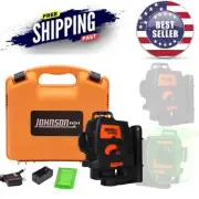 Self-Leveling Laser Level Green Beam 3x360° Indoor Outdoor Construction