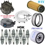 Tune Up Kit Filters Cap Wire Plugs For OLDSMOBILE CUTLASS V8 5.0L; VIN (H) 78-79