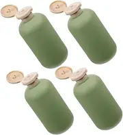 4pcs Shampoo Bottle Squeeze Bottles Travel Bottles with Flip Cap Plastic Travel Lotion Bottles Refillable Plastic Bottles Refillable Travel Containers