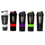 Protein Shaker Bottle Blender Shaker Bottle Leak Resistant Supplement Shaker