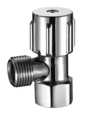 AW TH73 Mini Cistern 15mm 1/2" Chrome Plated Brass Isolation Stop Tap, Reg Post