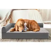 Large Orthopedic Dog Bed with Memory Foam and Warm Cushion - Washable and Firm Support