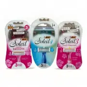 BIC Soleil Women’s Disposable Razors Comfort Smooth Shave 9 Razor Lot