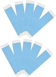 BIUDECO 10pcs Wig Patch Double Sided Tape Double Side Tape Waterproof Tape Transparent Stickers Hair Ribbons Waterproof Stickers Wig Tape Double Sided Hair Extension Tape Pu Sky-Blue