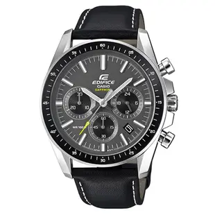 CASIO 卡西歐 EDIFICE 簡潔精準三針三圈設計錶面則採用抗刮的EFB-570L-1A EFB-570D-1A