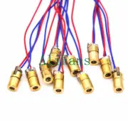 20PCS 650nm Laser Dot Diode Module Copper Head Diode Red Laser Circuit 3-5V 5mW