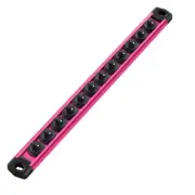 WORKPRO Heavy Duty Magnetic Socket Organizer 1/4Drive Aluminum Alloy Socket Rail
