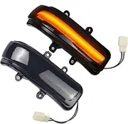 Turn Signal Lights for Toyota for Estima for Alphard for Sienna for 4Runner for Previa 2X LED Turn Signal Blinker Indicator Light Rearview Mirror Lamp Car Accessories Turn Signal Lights