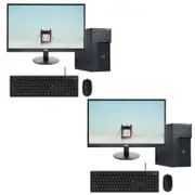 Bulk of 2x Dell T1700 Bundle Workstation Xeon E3-1220v3 3.1GHz 256GB 16GB RAM Quadro K600 + 27" Monitor - Refurbished