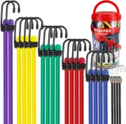 Bungee Cords Heavy Duty Outdoor - 22 PCS Bungee Cords with Hooks in a Storage Ja