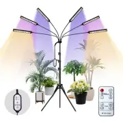 Grow Lights for Indoor Plants Full Spectrum, 6 Heads 342 LED Plant Light with...