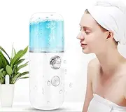30ml Nano Face Mister Portable Mini Face Mist Handy Steamer USB Mist Sprayer Facial Steamer Atomization Machine for Skin Care Travel Personal Care Eyelash Extensions