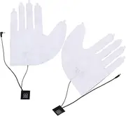 1 Pair High Performance Heated Gloves Portable Heat Pad 3-Level Temperature Control