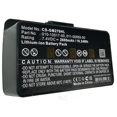 Battery for GPS Unit Garmin GPSMAP 496 396 376 378c Replacement Fresh Brand New