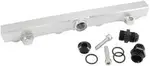 Aeroflow Mitsubishi 4G63 EVo 4 to 9 Fuel Rail -10Orb Silver - AF64-2221S