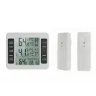 Indoor Outdoor Digital Fridge Freezer Thermometer Max/Min Temperature Records