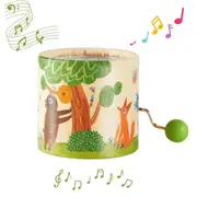 Mideer Hand Crank Music Box - A Day In The Spring Zoo