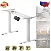 Height Adjustable Standing Desk Frame for Max 90" Desktop - Supports 330lbs
