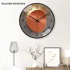 10inch Wall Clock Number Wall Decoration Anti-fog Mirror Surface Home Clock